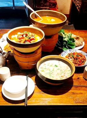 大号汤钵常德土钵炖钵深钵特色餐具酸菜鱼盆大汤盆大汤碗土陶餐具