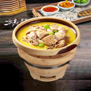 陶土钵常德土钵子火锅菜碗湘菜馆饭店土菜馆特色餐具粗陶土碗商用