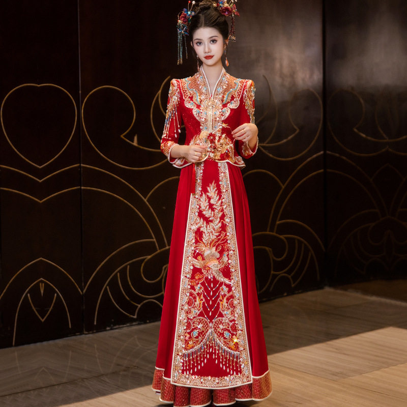 2026新款高端秀禾服婚服新娘中式结婚礼服嫁衣敬酒出门礼服女