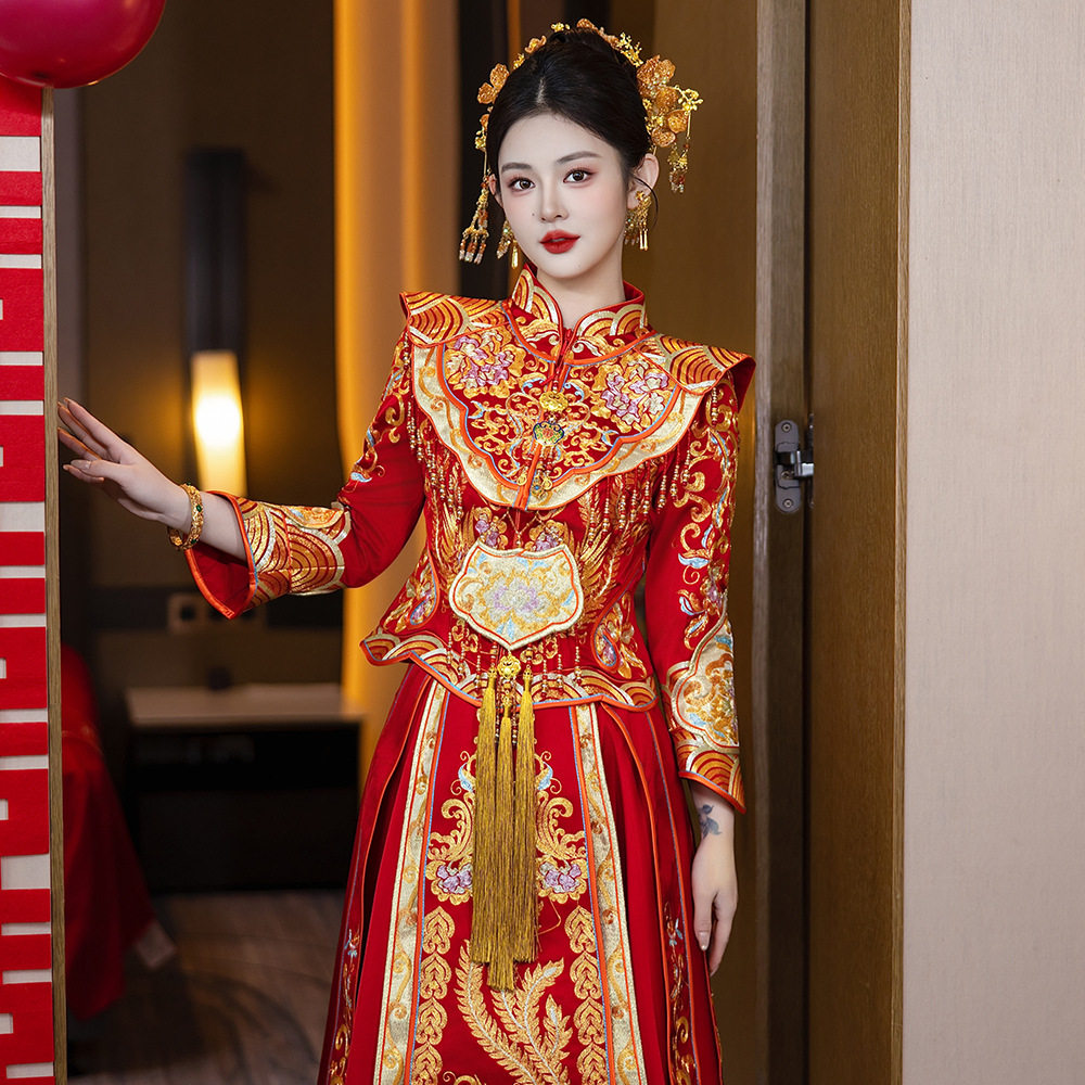 秀禾服婚服2026新款新娘中式结婚旗袍高级感显瘦出阁礼服秀和嫁衣