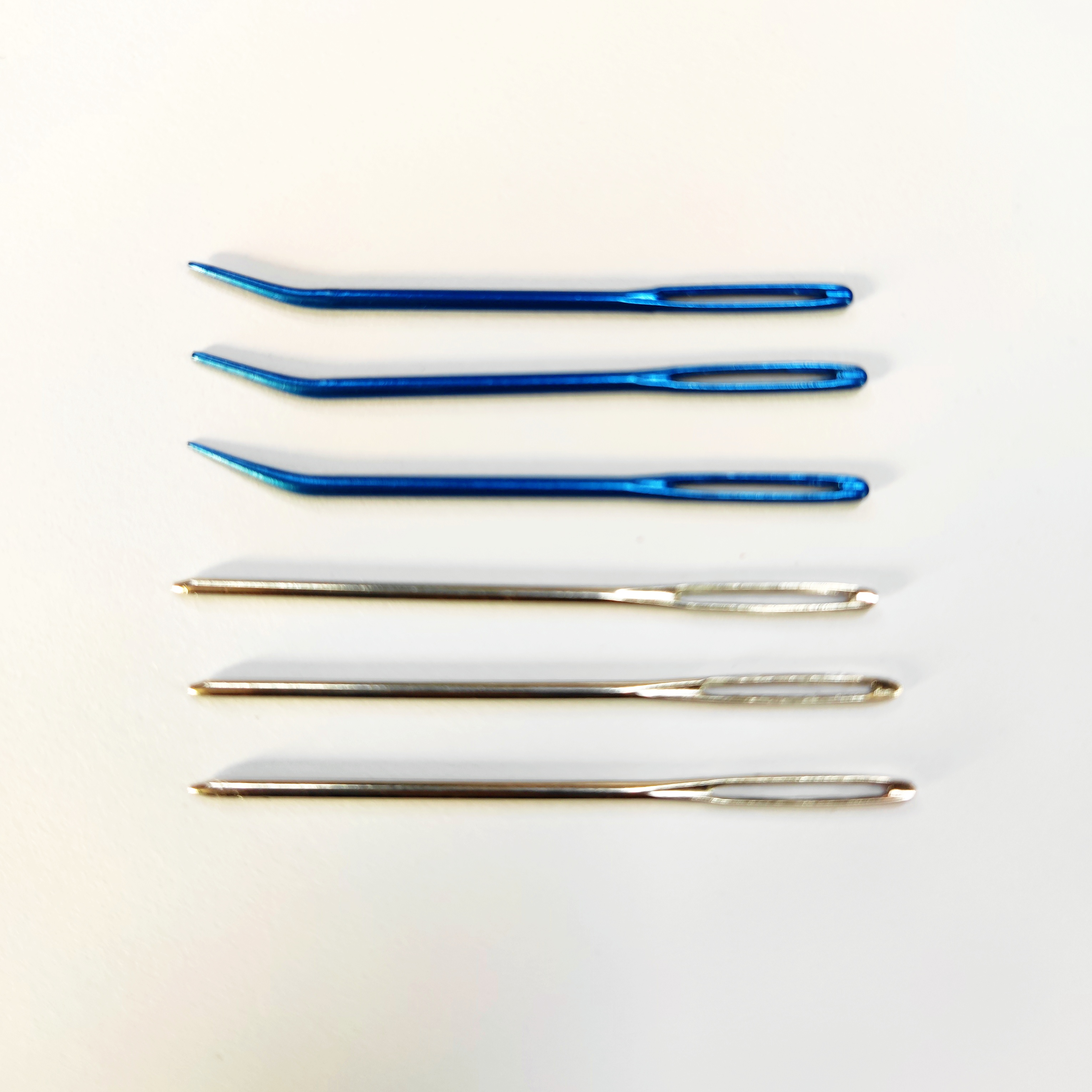 中国结专用套色针大孔针大眼针编结线材牵引针弯头钢针