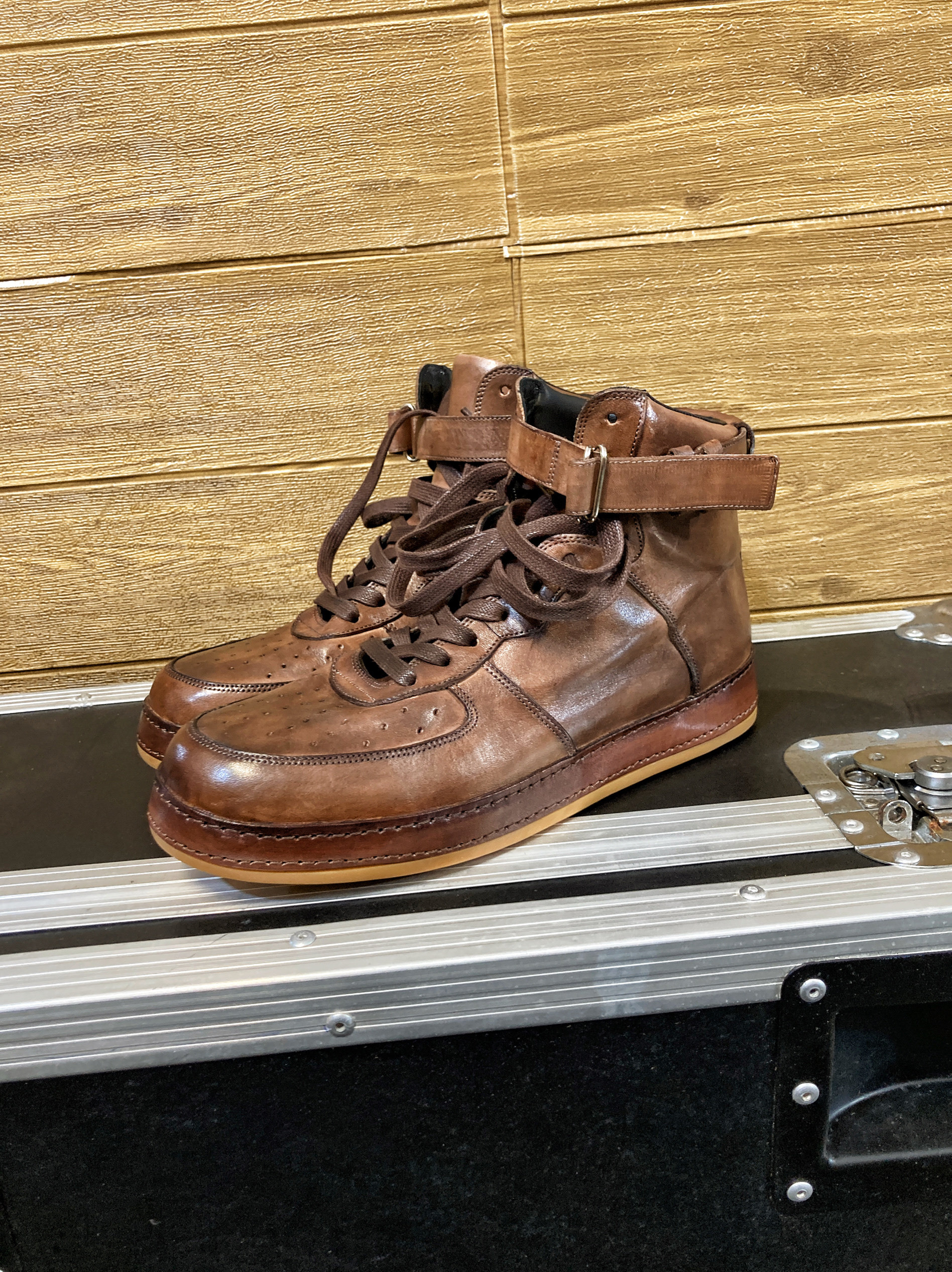 手工改造擦色水洗马皮高帮空军复古板鞋固特异缝制男鞋植鞣牛皮,流行男鞋,休闲板鞋,淘宝优惠券,粉丝福利购,淘宝优惠卷