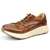 头层牛皮时尚 旅游鞋 休闲鞋 厚底鞋 复古真皮跑鞋 运动鞋 男士 老爹鞋