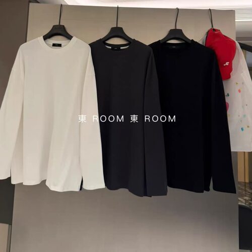東roomM2026秋季新款韩版宽松显瘦百搭长袖T恤简约松弛感内搭上衣