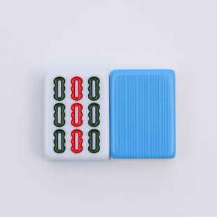 家用手搓麻将牌麻将单张配牌单个1只麻将子竹丝花纹