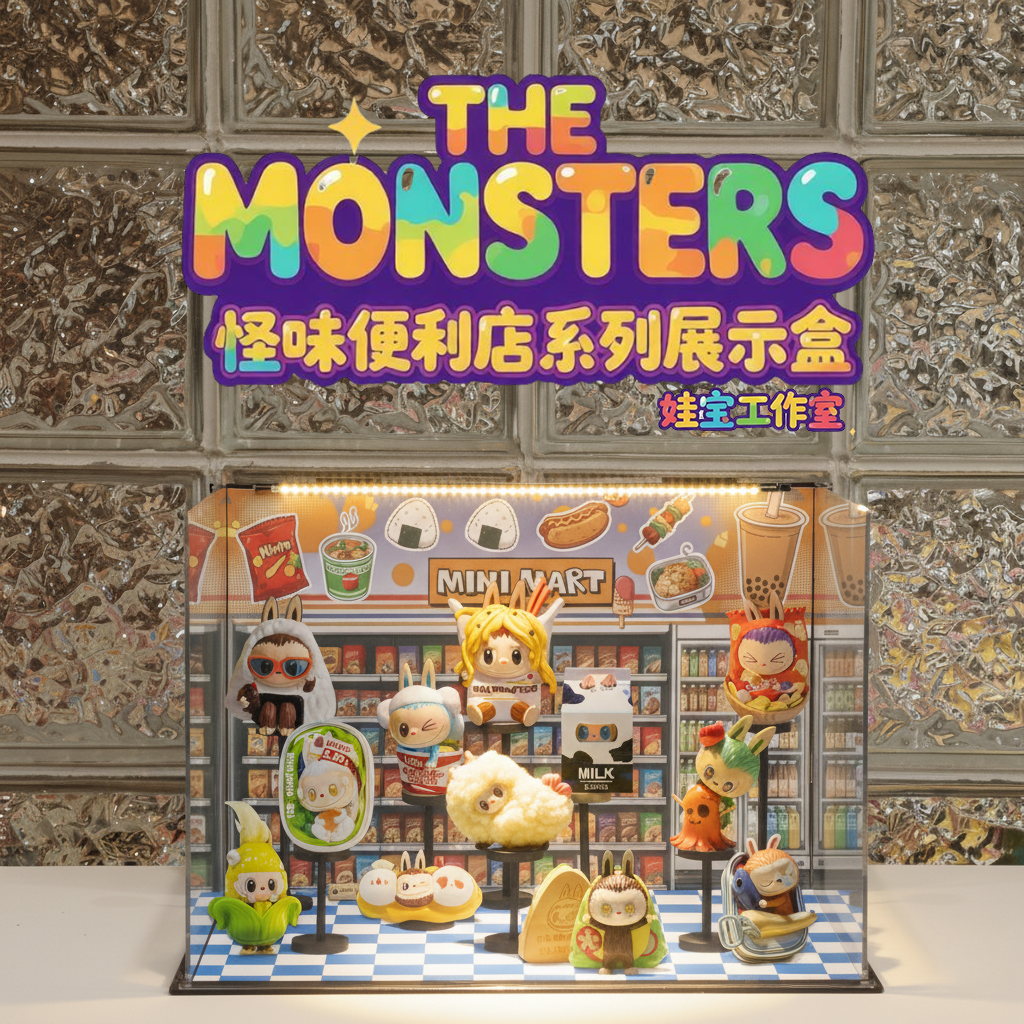 泡泡玛特labubu怪味便利店系列盲盒展示收纳盒造景成品场景拉布布,模玩/动漫/周边/娃圈三坑/桌游,盲盒场景道具娃屋,淘宝优惠券,粉丝福利购,淘宝优惠卷