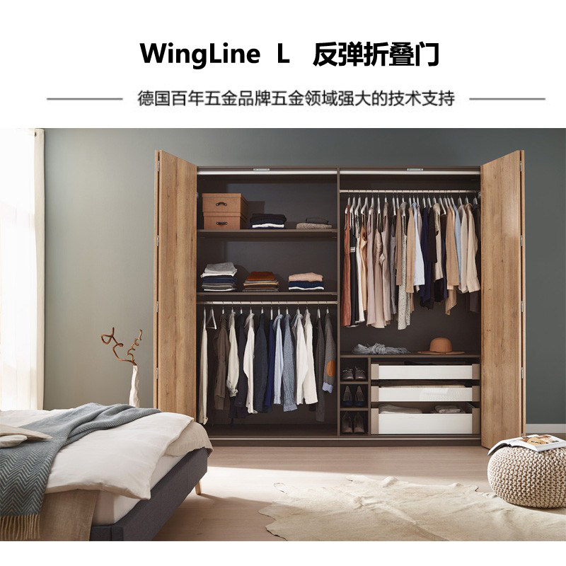 德国进口winglineL衣柜折叠门