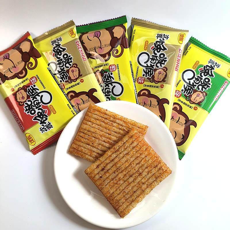 沈辉馋嘴猴味辣片儿怀旧零食童年休闲食品零食宿舍8090后儿时小吃