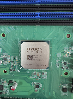 国产海光3350主板，板载2个千兆电口