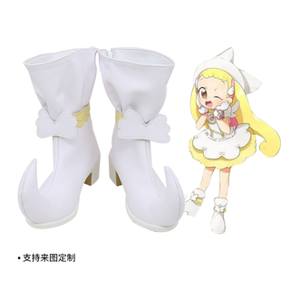小魔女DoReMi 小花cos鞋定做cosplay鞋支持来图看图定制包邮