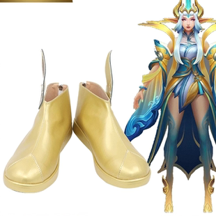 英雄联盟玉剑传说cos鞋定做索拉卡cosplay鞋来图定制