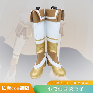 小花仙cos鞋定做西蒙王子花宝蒂玟缇卓娅cosplay鞋来图定制