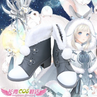 奇迹暖暖cos鞋定制房日兔cosplay鞋来图定做