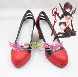 斩服少女cos鞋定制缠流子战斗服cos鞋定做cosplay鞋支持来图定做