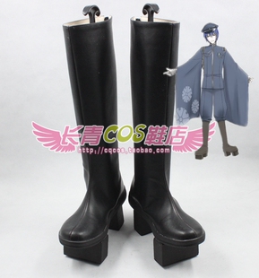 VOCALOID 大哥KAITO 千本樱cosplay鞋 COS鞋来图定做