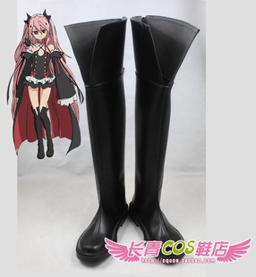 终结的炽天使 克鲁鲁·采佩西cos鞋cosplay鞋来图定做