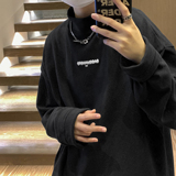 中性风秋冬装德绒打底衫半高领加厚内搭情侣卫衣男女H903特批P25，男装T恤，电商A341