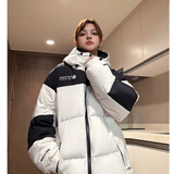 主推美式撞色工装冲锋衣情侣棉服面包服连帽外套男女H911P138，男装棉衣，电商A341