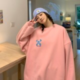 中性2022新款卡通涂鸦情侣卫衣女宽松大码外套H643P38女类，女装卫衣/绒衫，电商A341