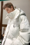 冬装爱心美式潮牌加厚情侣连帽羽绒棉服外套面包服男H910P138，男装棉衣，电商A341