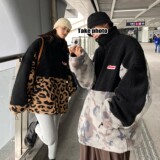 情侣装冬装羊羔毛拼接情侣棉服ins外套宽松H593P118女类，女装棉衣/棉服，电商A341