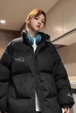 中性风美式鹿皮绒情侣羽绒棉服面包服棉衣外套男女H913P128，男装棉衣，电商A341