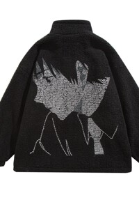 主推冬装 潮卡通动漫加厚羊羔毛情侣棉衣 H685 P118男类图片