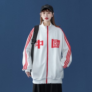 中性风 春装潮开衫运动外套情侣卫衣宽松夹克 H376 P68女类图片