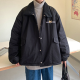 港风冬装羊羔毛加厚情侣棉衣工装外套H697P118控148男类，男装棉衣，电商A341
