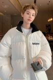 冬装新品立领撞色棉服加厚面包服情侣棉衣羽绒棉外套男H920P118，男装棉衣，电商A341