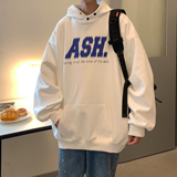 情侣装春装潮排扣印花连帽卫衣宽松嘻哈情侣卫衣H705P68男类，男装卫衣，电商A341