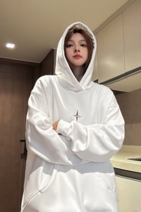 主推中性风 美式复古加绒加厚情侣卫衣拼接外套上衣男女H905 P78图片