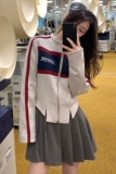 2024秋装美式立领机车情侣夹克拼接鹿皮绒外套上衣女H889P108，女装短外套，电商A341