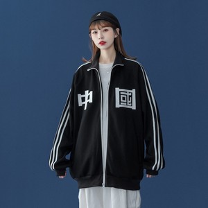 中性风 春装潮开衫运动外套情侣卫衣宽松夹克 H376 P68女类图片