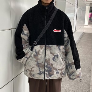 冬装新品 羊羔毛拼接情侣棉服ins外套宽松 H593 P118 女类图片