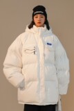 高品质可直播冬装克莱因蓝连帽加厚中性棉衣外套H702P138女类，女装棉衣/棉服，电商A341