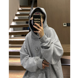 主推中性风美式复古加绒加厚情侣卫衣拼接外套上衣男女H905P78，男装卫衣，电商A341