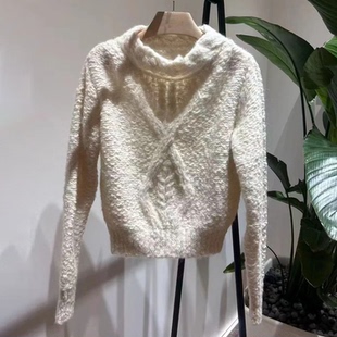 韩系奶油风小众高级感软糯针织衫 新款 女 2026春季 深圳南油高端女装