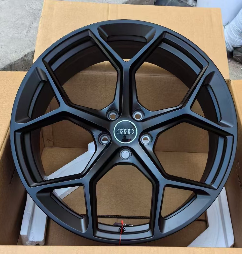 适用奥迪RS5 A4 A5 A6 A7 S4 S5 RS4RS7锻造轮毂19寸20寸21寸钢圈