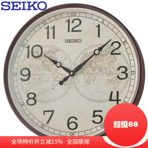 客厅挂钟Seiko/精工简约