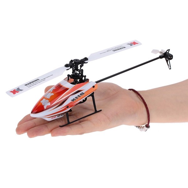 XK WEILI K110 브러시리스 6채널 원격 제어 헬리콥터 플랩이 없는 단일 프로펠러 3D 스턴트 전기 장난감 K100