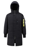 中长款羽绒服男2026新款加厚保暖连帽上衣潮情侣装男士YR1616P80，男装羽绒服，星座1410（原1902A）