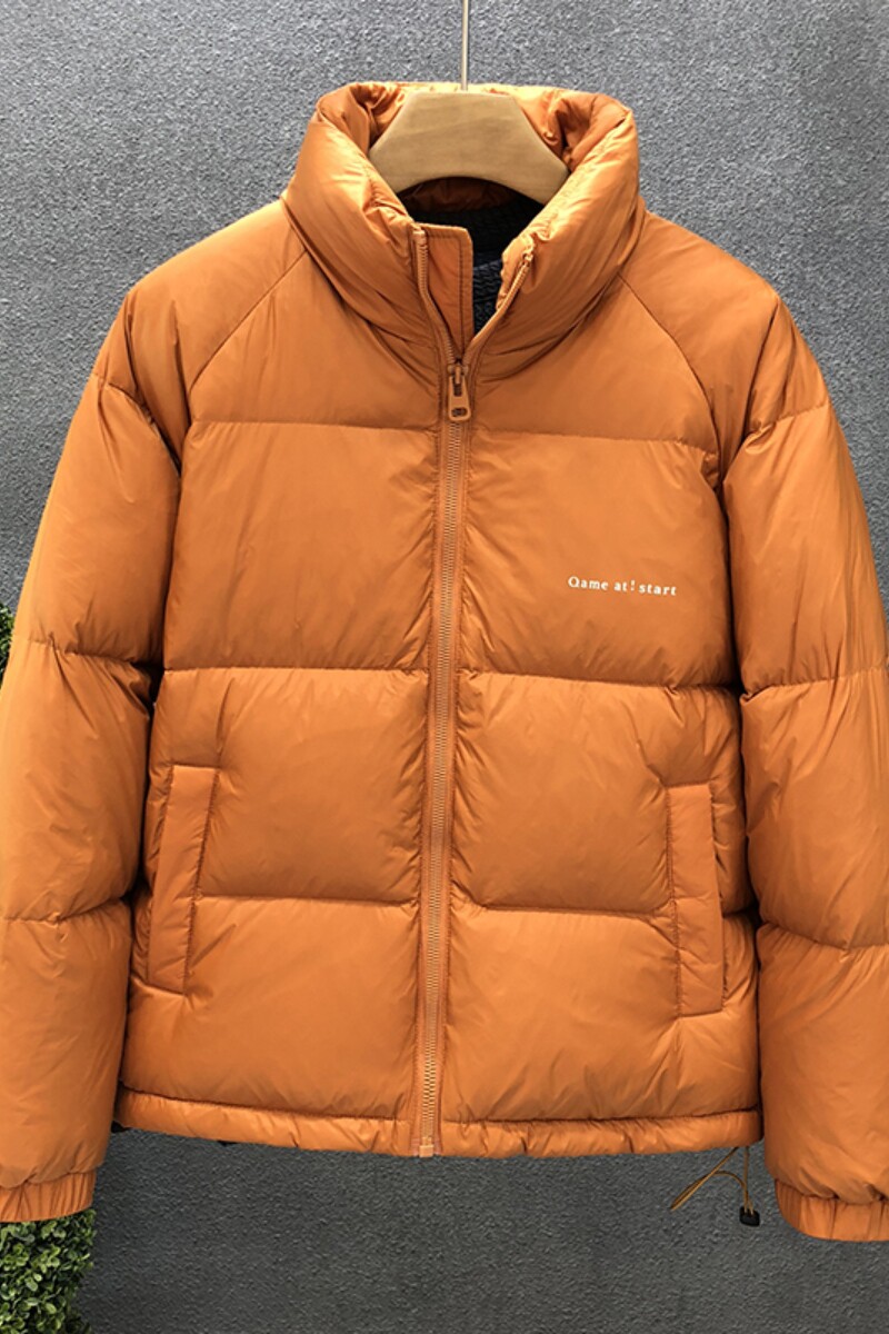 冬季高端羽绒服男潮牌潮流帅白色加厚外套男女面包服YR566-1P100,男装羽绒服,星座1410（原1902A）