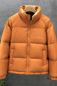 冬季高端羽绒服男潮牌潮流帅白色加厚外套男女面包服YR566-1P100图片