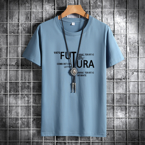夏季男短袖t恤潮流潮韩版宽松纯棉衣服2021新款T恤DT4246-FUT-P15图片