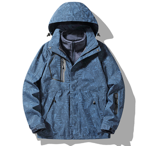 秋冬季冲锋衣男三合一可拆卸户外防风防水登山外套女CF1203S P105图片