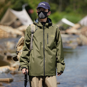 春秋户外运动冲锋衣男女情侣款防水防风滑雪登山服夹克 JK9901P55,男装夹克,星座1410（原1902A）