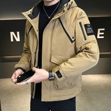 新款时尚百搭二棉男士外套连帽潮流痞帅男装户外棉衣MY1119P105，男装棉衣，星座1410（原1902A）