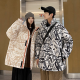 冬季羽绒服情侣款时尚潮流连帽上衣保暖舒适羽绒外套，男装羽绒服，星座1410（原1902A）