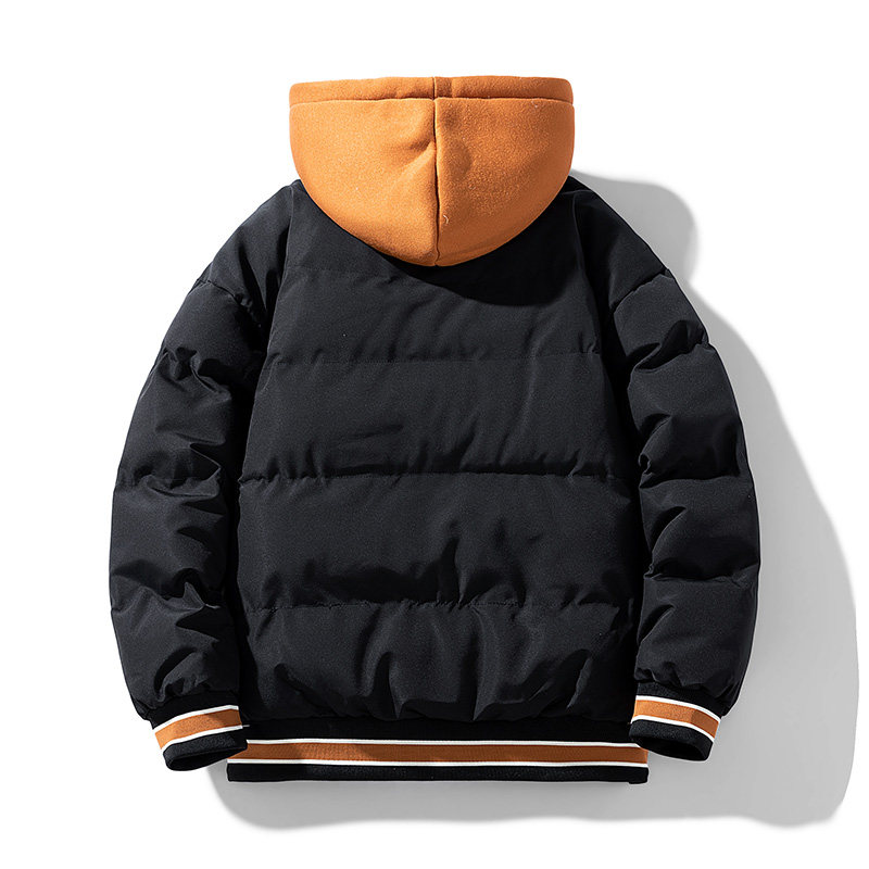 秋冬加厚男女同款面包服棉袄假两件情侣棉衣男外套棉服MY2281P85,男装棉衣,星座1410（原1902A）